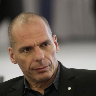 Le ministre grec des Finances Yanis Varoufakis. [Keystone - Valda Kalnina]