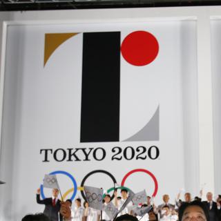 Le logo de Tokyo 2020. [AP/Keystone - Shizuo Kambayashi]