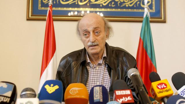 Le chef de file des Druzes libanais Walid Joumblatt. [Reuters - Mohamed Azakir]