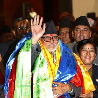 Le Premier ministre népalais Sushil Koirala. [AP / Keystone - Niranjan Shrestha]