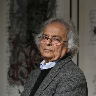 Le poète Ali Ahmed Saïd Esber aka "Adonis". [AFP - Patrick Kovarik]
