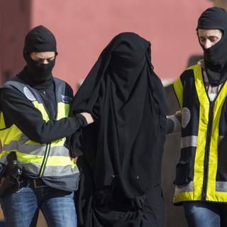 Opération espagnole contre une filière djihadiste, décembre 2014. [AFP - Jesus Blasco de Avellaneda]