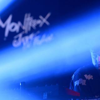 L'artiste de musique électronique James Blake au Montreux Jazz Lab, le 13.07.2015. [Keystone - Laurent Gilliéron]