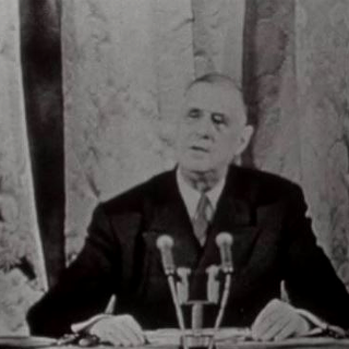 Le général de Gaulle en 1968.