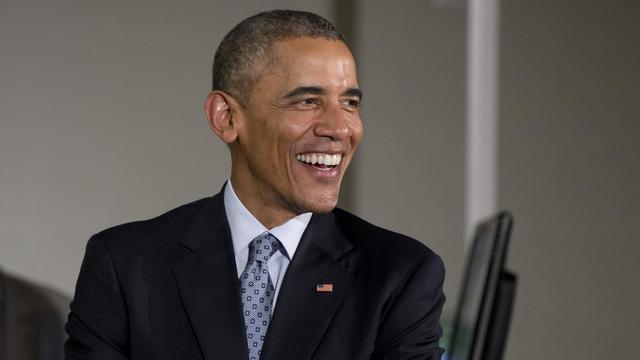 Barack Obama le 2 avril 2015. [AP Photo - Keystone - Carolyn Kaster]