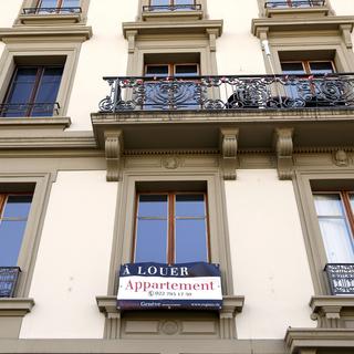 Un appartement à louer au boulevard des Philosophes à Genève. [KEYSTONE - Salvatore Di Nolfi]