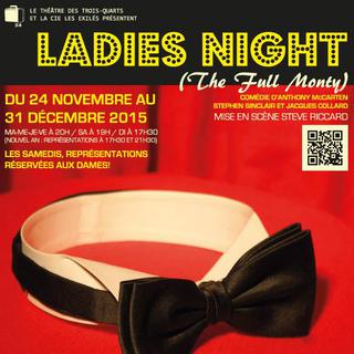 L'affiche de "Ladies Night" au Théâtre des Trois-Quarts. [facebook.com/lestroisquarts/photos/]