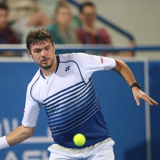 Stan Wawrinka a paru bien en jambes dès le premier jour de 2015. [Ali Haider]