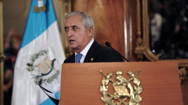 Le président du Guatemala, Otto Pérez. [AFP - Orlando Sierra]