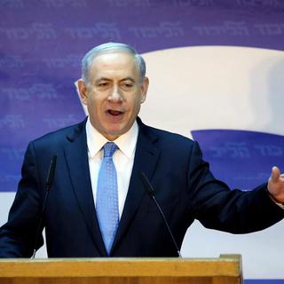 Le Premier ministre israélien Benjamin Netanyahou. [EPA/Keystone - Daniel Bar On]