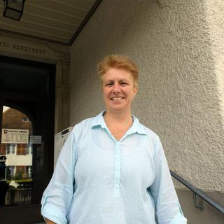 Nelly Schindelholz, mairesse de Péry - La Heutte. [RTS - Alain Arnaud]