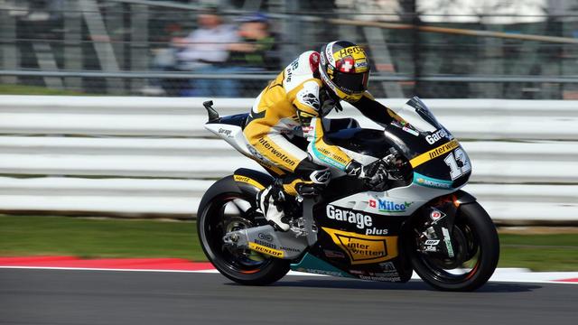 Thomas Lüthi attend un podium depuis sa victoire au GP de France. [Tim Keeton]