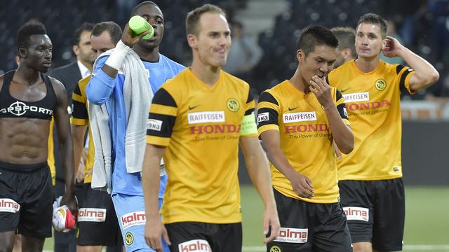 Young Boys a perdu tout espoir de disputer la prestigieuse Ligue des champions en perdant sèchement contre Monaco. [Lukas Lehmann]