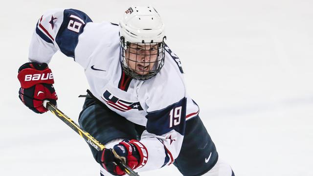 Matthews est l'un des plus grands espoirs du hockey américain. [John Crouch]