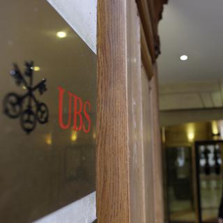 Les locaux d'UBS France à Paris. [KENZO TRIBOUILLARD]