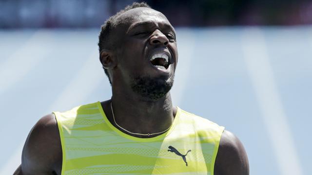 Usain Bolt ne s'est pas vraiment rassuré à 7 semaines des Mondiaux de Pékin. [Eduardo Munoz]