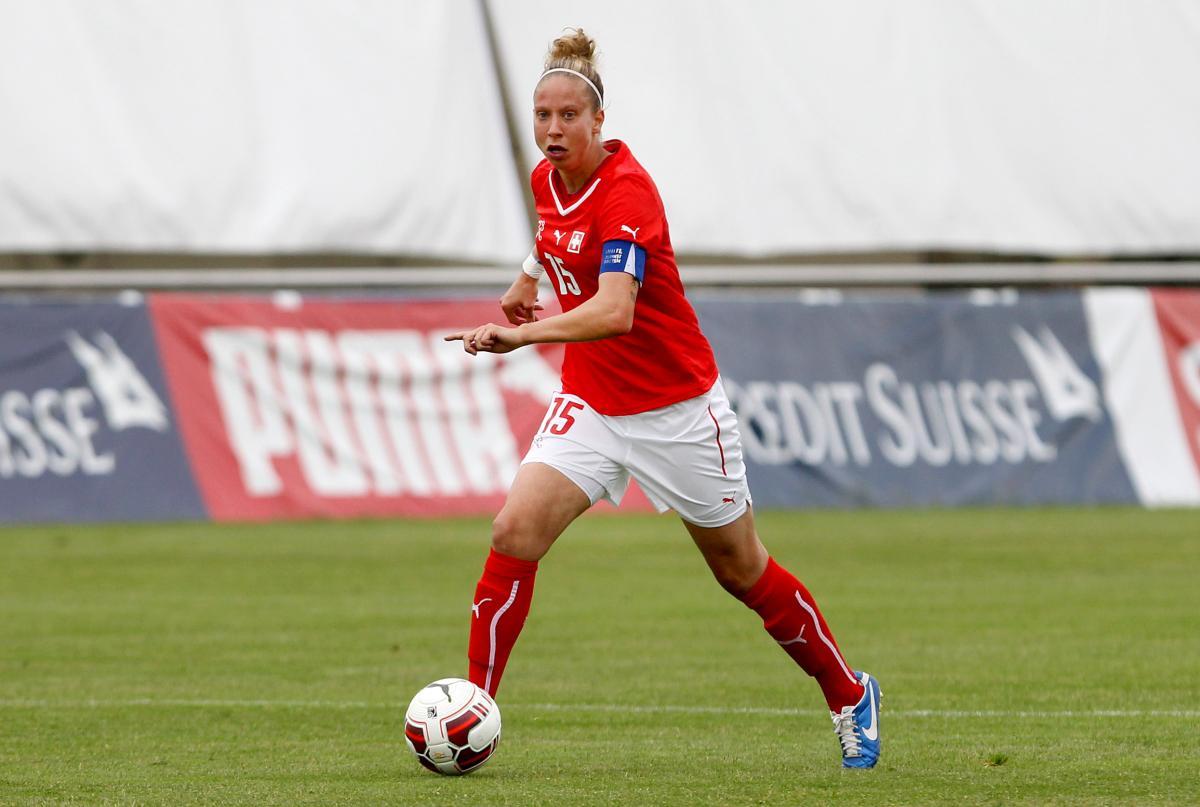 Caroline Abbé est la joueuse la plus capée de l'équipe de Suisse. [EQ Images - Ennio Leanza]