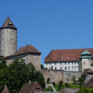 Le Château de Porrentruy, siège de la justice jurassienne. [RTS - Gaël Klein]