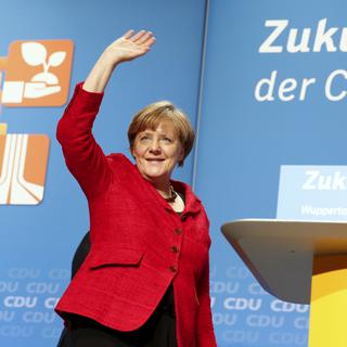 "Les sondages ne sont pas mon étalon de mesure", a confié au Bilad Angela Merkel. [Wolfgang Rattay]