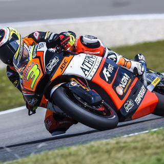 L'affaire a pour fond l'écurie Forward Racing d'Agno, présente en Moto 2. [DPPI/AFP - Studio Milagro]