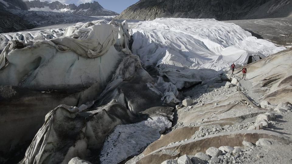 La fonte des glaciers [Keystone - Peter Klaunzer]