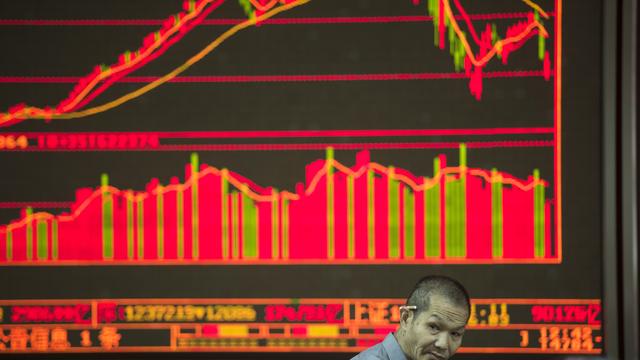 La bourse de Shangai avait terminé dans le rouge lundi. [afp - Fred Dufour]