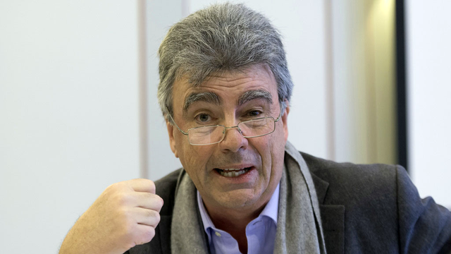 Patrick Aebischer, président de l'EPFL. [Keystone - Lukas Lehmann]