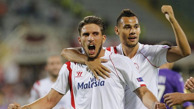 Comme au match aller, Séville s'est montré intraitable avec la Fiorentina. [Giampiero Sposito]