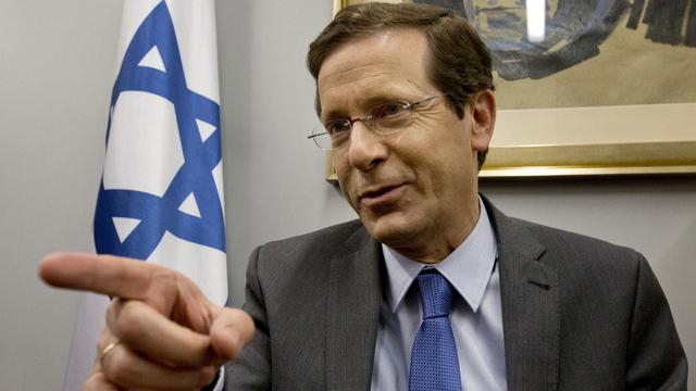 Isaac Herzog, chef de file de l'Union sioniste. [AP/Keystone - Ariel Schalit]