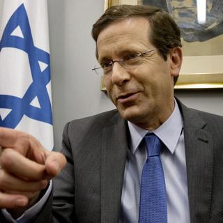 Isaac Herzog, chef de file de l'Union sioniste. [AP/Keystone - Ariel Schalit]