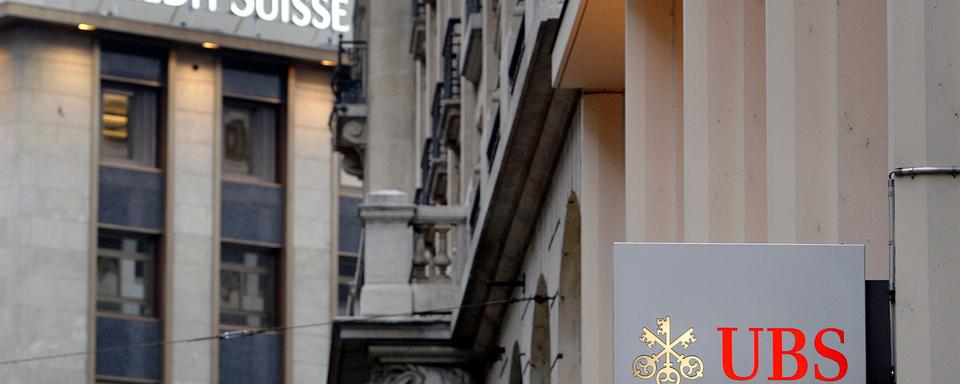 Credit Suisse et UBS sont sous pression en Allemagne et en France. [AFP - Fabrice Coffirni]