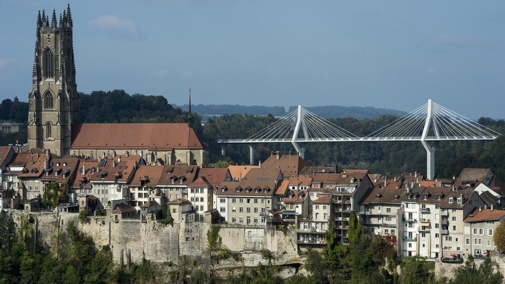 Le pont de la Poya a été inauguré à Fribourg en novembre dernier.
