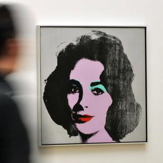 "Silver Liz" d'Andy Warhol exposé au Kunstmuseum de Bâle en 2010-2011. [Georgios Kefalas]