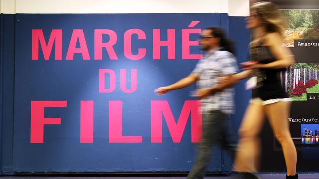 Le marché du film du festival de Cannes. [AFP - Loïc Venance]