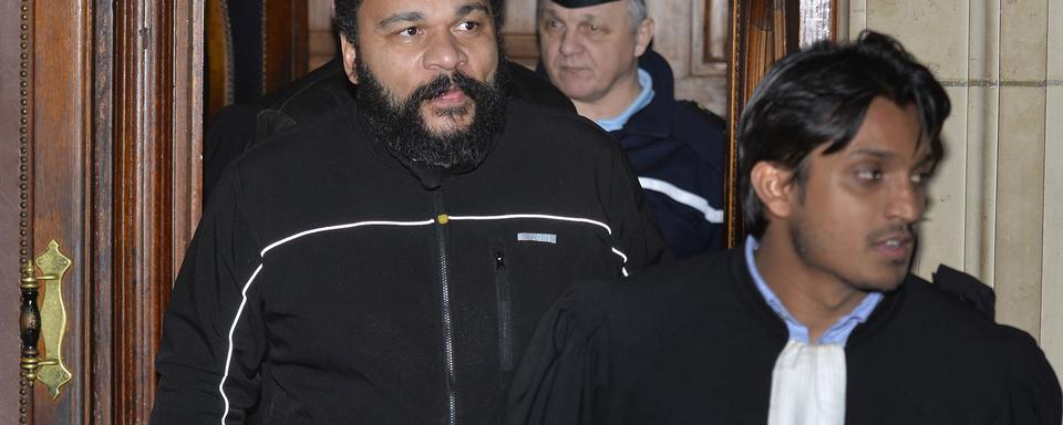 Dieudonné au Palais de justice de Paris, 04.02.2015. [AFP - Miguel Medina]