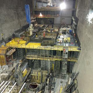 Vue du chantier souterrain de Nant de Drance. [NdD]