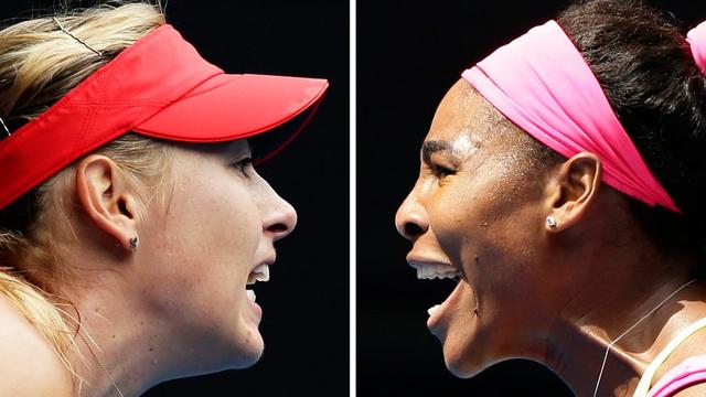 Sharapova et Serena se sont affrontées pour la première fois il y a bientôt onze ans. [Barbara Walton/Filip Singer]