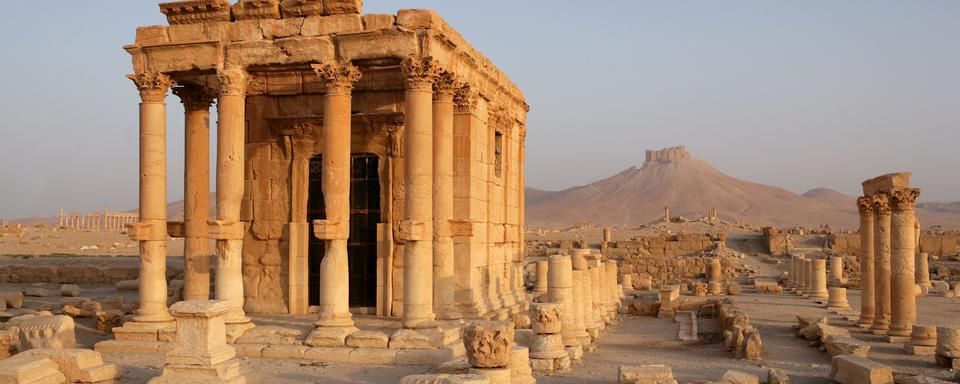 Le temple de Baalshamin se situe au nord de la cité de Palmyre. [AFP - Manuel Cohen]