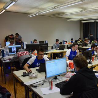 La LvlUpGameJam à Fribourg. [HES-SO Fribourg.]