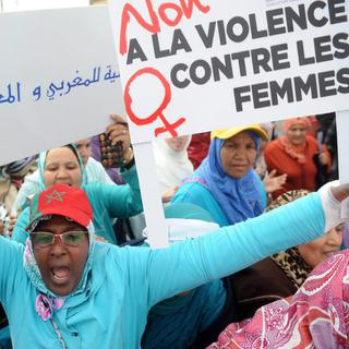 Les violences faites au femme dénoncées au Maroc. [EPA/Abdelhak Senna]