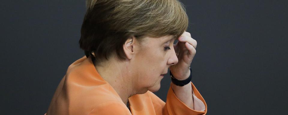 La chancelière allemande Angela Merkel [AP Photo/Keystone - Markus Schreiber]