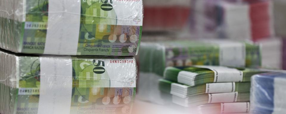 Un nouveau billet de 50 francs sera émis en avril 2016. [key - Martin Ruetschi]