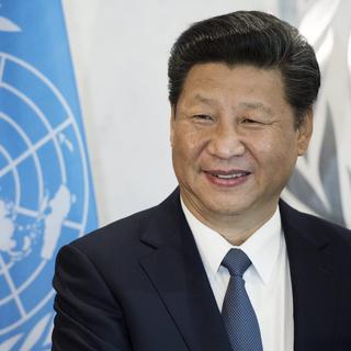 Le président chinois Xi Jinping s'exprimait pour la première fois devant l'Assemblée générale de l'ONU à New York [EPA/Keystone - Justin Lane]