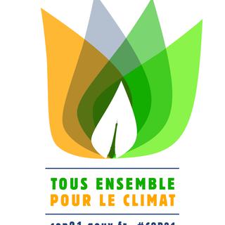 Visuel "Tous ensemble pour le climat" de la COP21. [DR]
