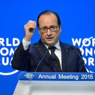 Le président français en appelle à une réponse "globale" face au terrorisme. [AFP - Fabrice Coffrini]