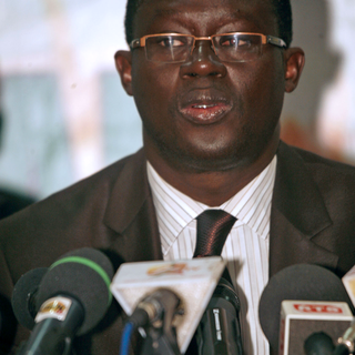 Augustin Senghor, président de la Fédération sénégalaise de football. [AFP - Mamadou Toure Behan]
