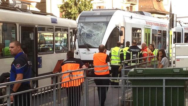 La collision a fait une dizaine de blessés. [Marc Menichini]