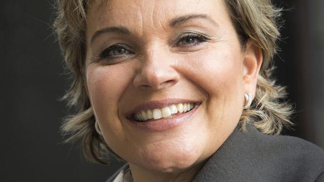 La PDC valaisanne Géraldine Marchand-Balet accède au National. [Keystone - Olivier Maire]