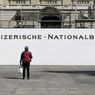 La façade de la Banque nationale suisse, à Berne [KEYSTONE/Peter Klaunzer]