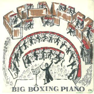 Visuel de la performance "Big Boxing Piano". [bigbiennale.ch]